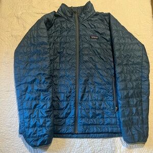 Patagonia Steel Blue Quilted Outerwear